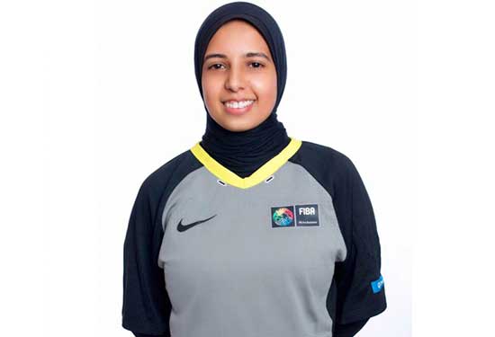 سارة جمال المهندسة أول حكم دولي مححبة في كرة السلة